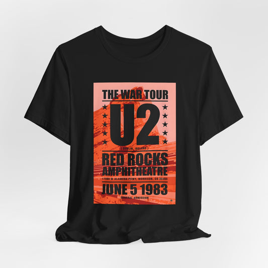 U2 Red Rocks war Tour T-shirt