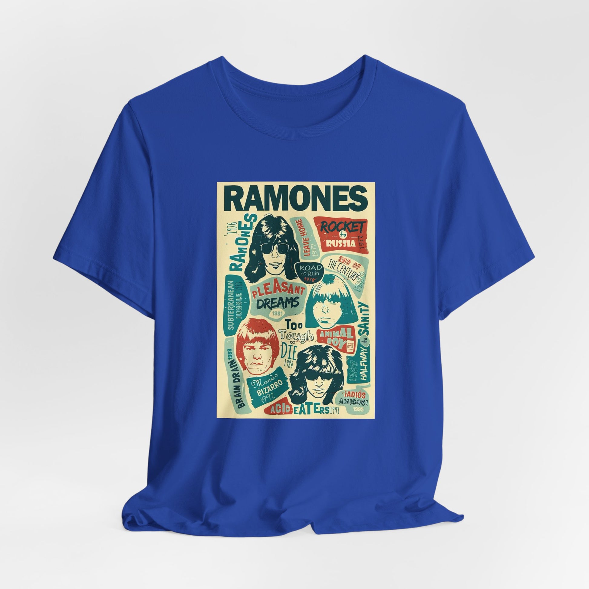 Ramones Songs and Albums T-shirt