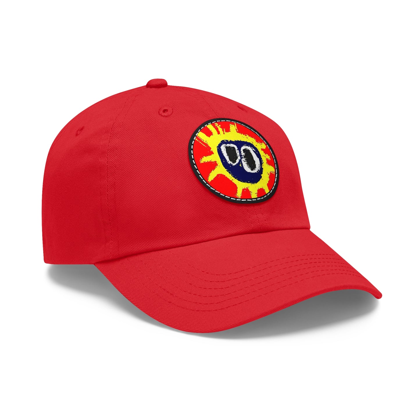 Primal Scream Screamadelica Leather Patch Dad Cap