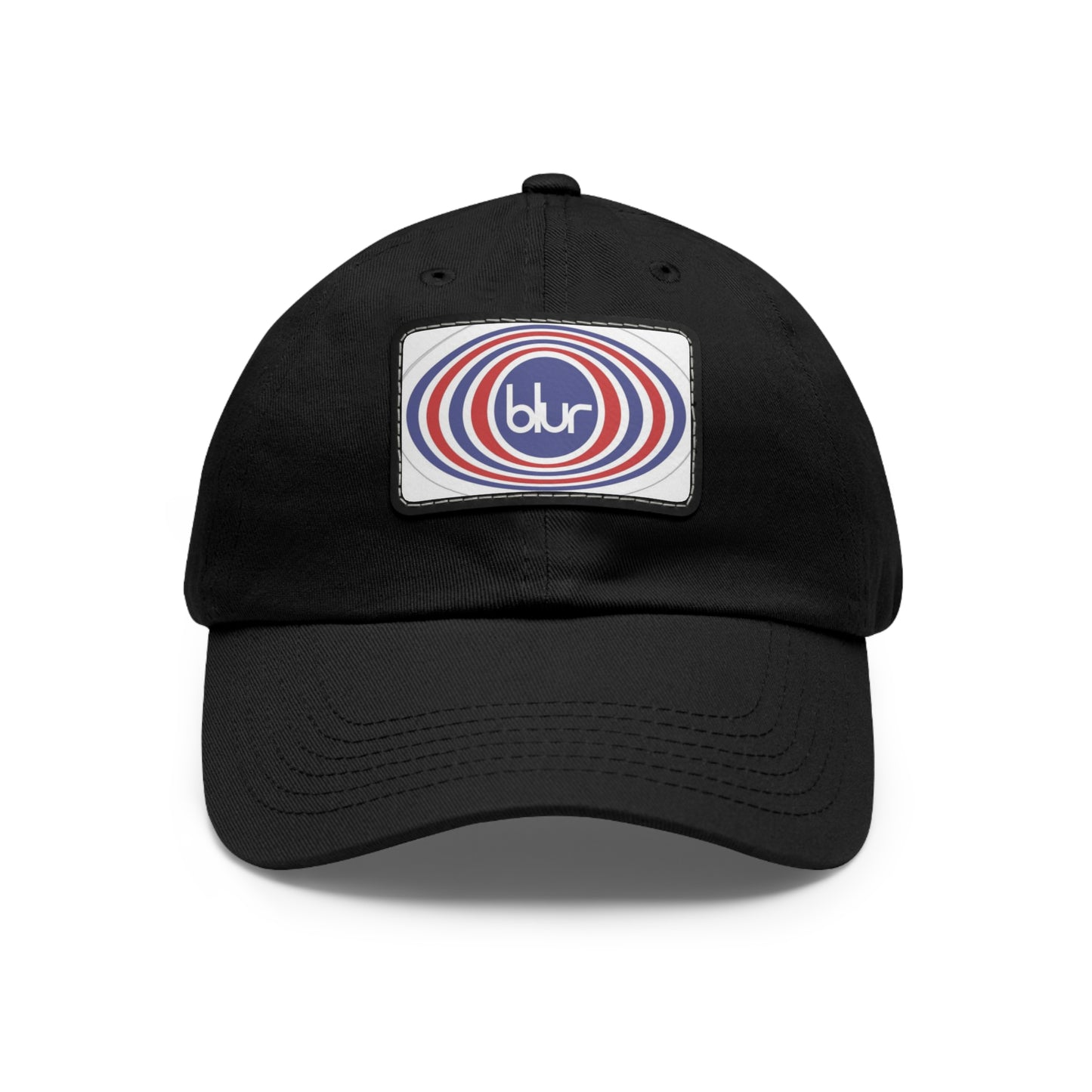 Blur Dad Cap with Leather Patch