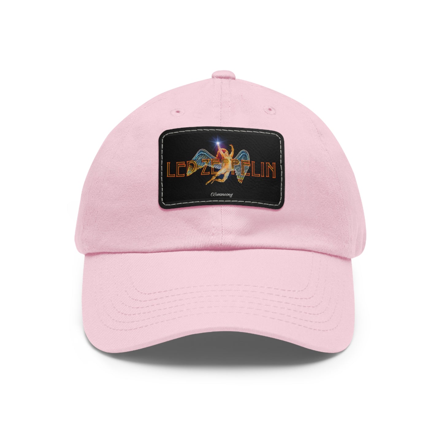 Led Zeppelin Swan Song Leather Patch Ball Cap