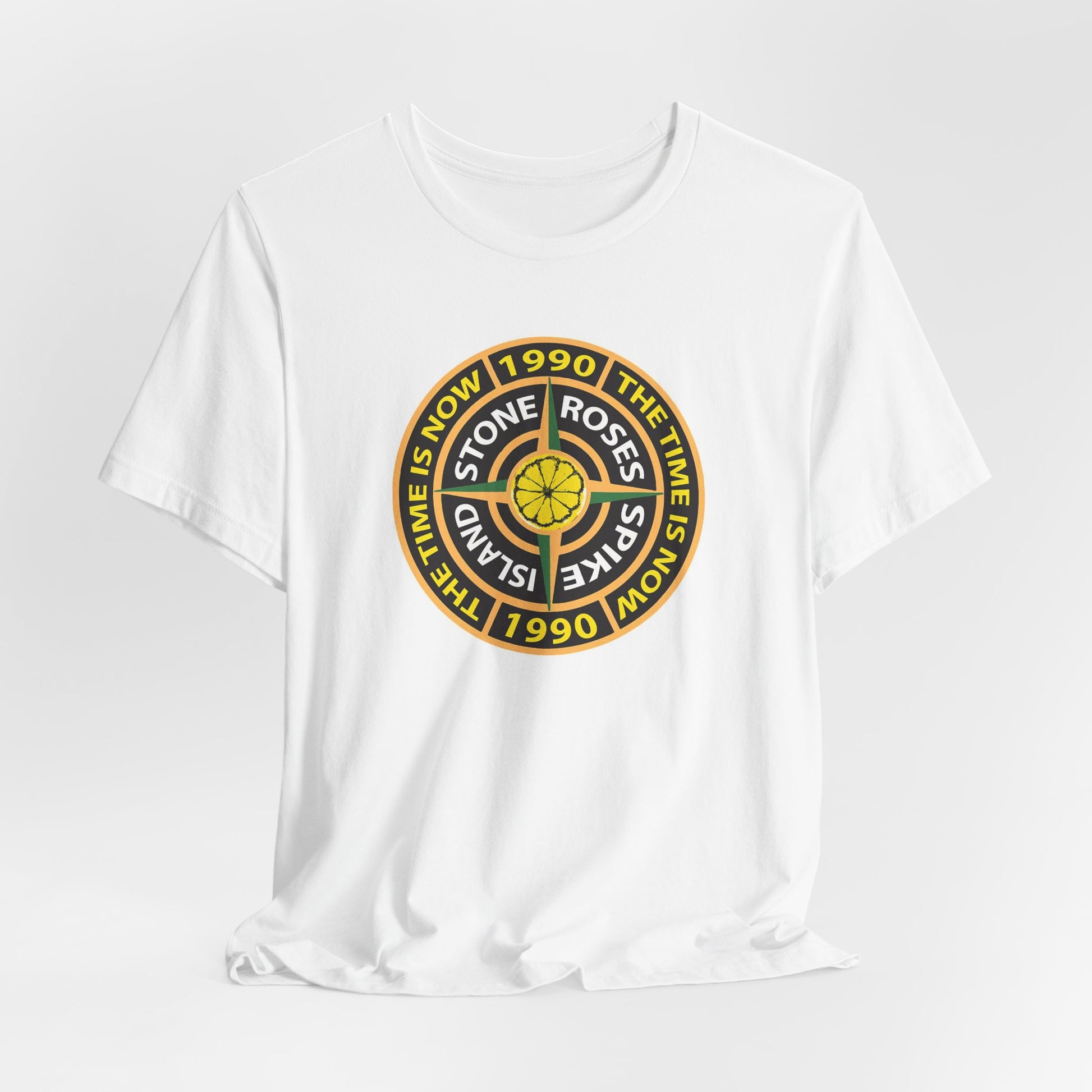 Stone Roses Spike Island White Cotton T-shirt 