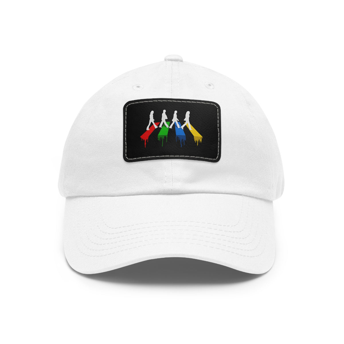 Beatles Abbey Road Dad Cap with Leather Patch