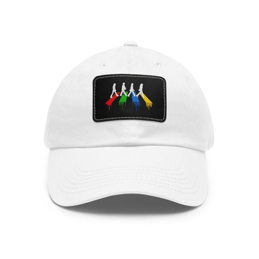 Beatles Abbey Road Dad Cap with Leather Patch