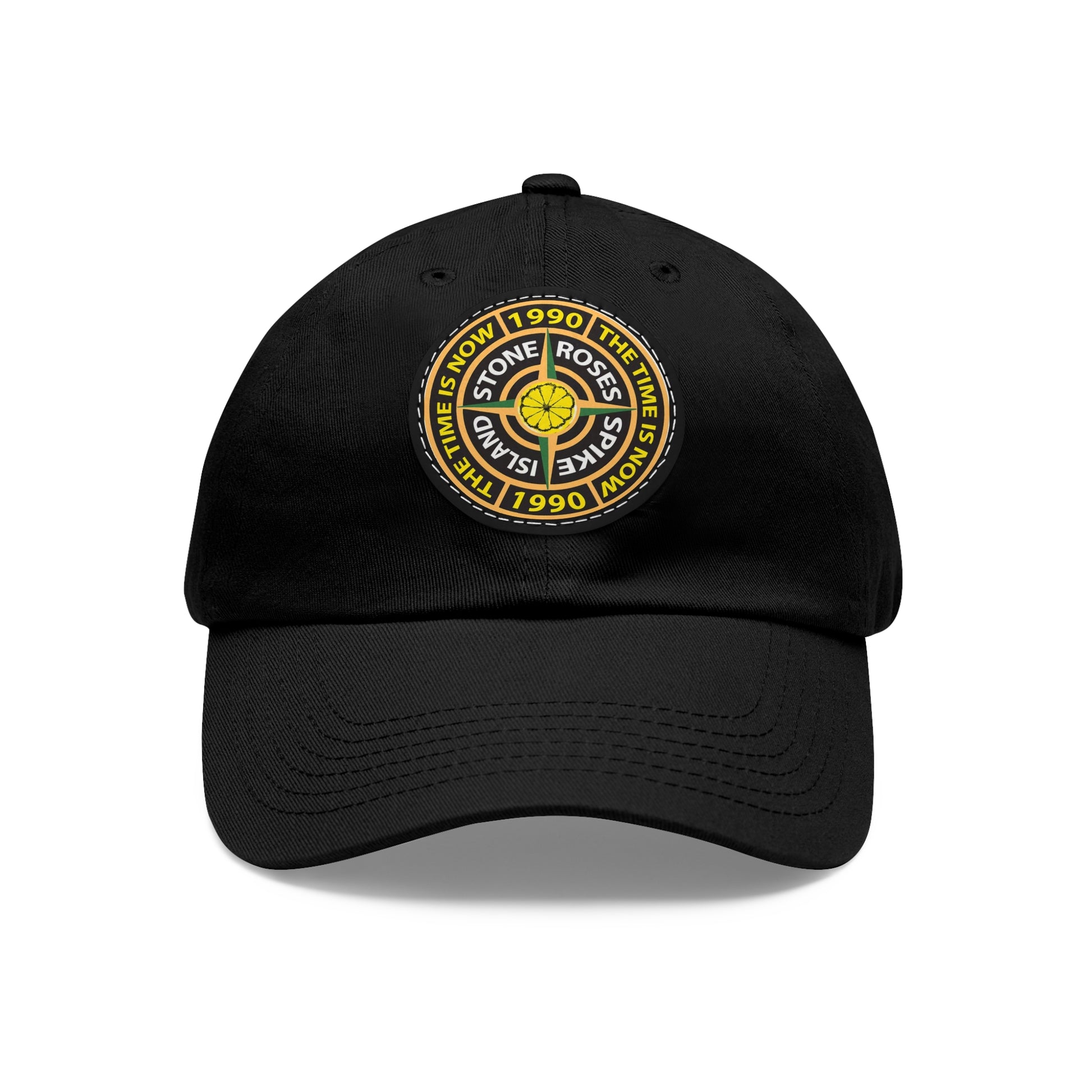 Stone Roses Spike Island Leather Patch Dad Cap