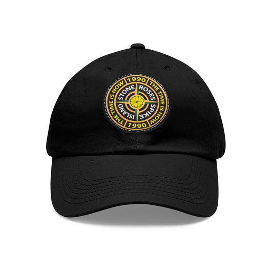 Stone Roses Spike Island Leather Patch Dad Cap