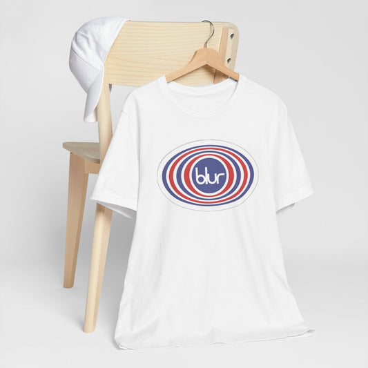 Blur White Cotton Tee