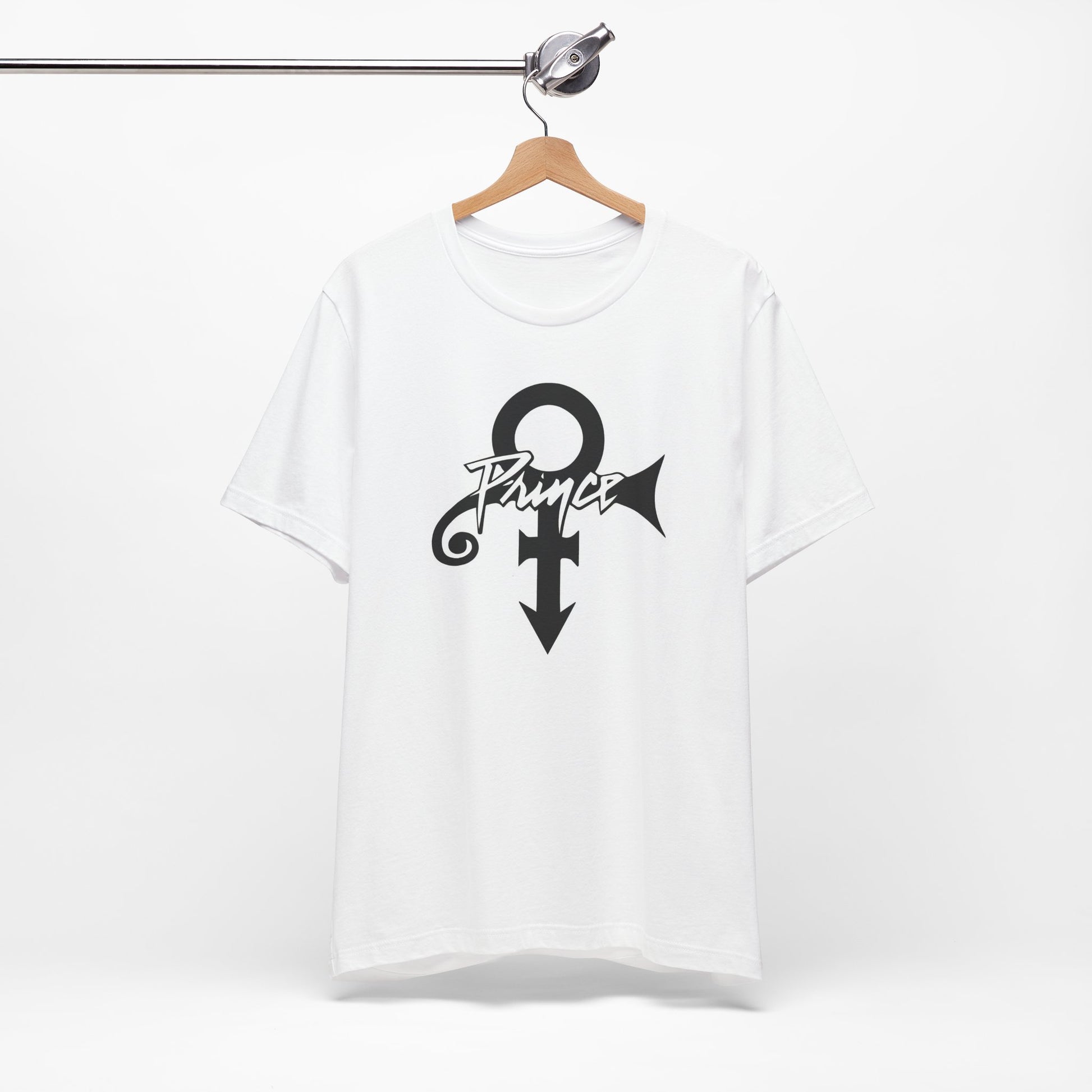 White Cotton Prince Logo T-shirt