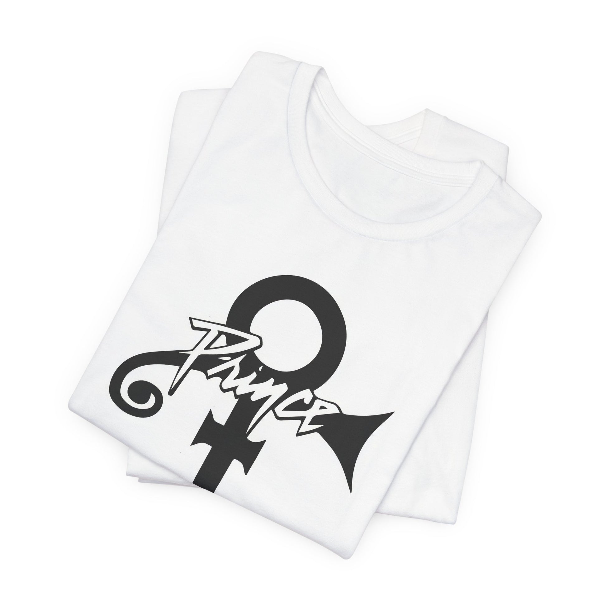 White Cotton Prince Logo T-shirt