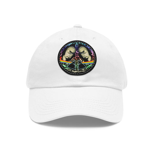 Pink Floyd Dark Side of the Moon Division Bell Leather Patch Dad Cap