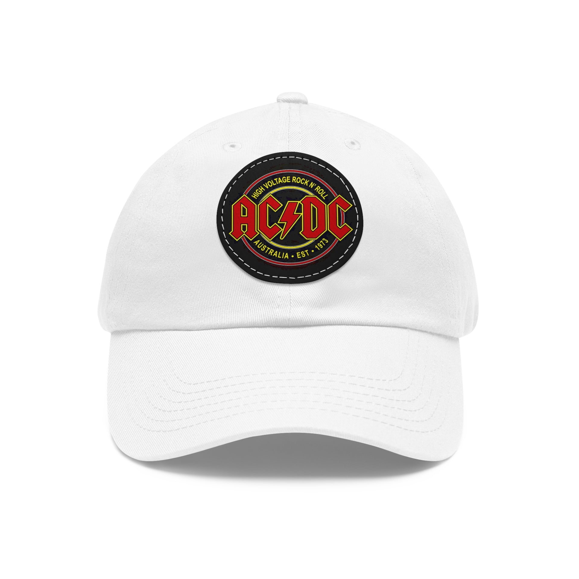 Abbigliamento Ac/Dc: Rock Off - Red Logo Denim Blue (Cappellino Abbigliamento Ac/Dc: Rock Off - Red Logo Denim Blue (Cappellino