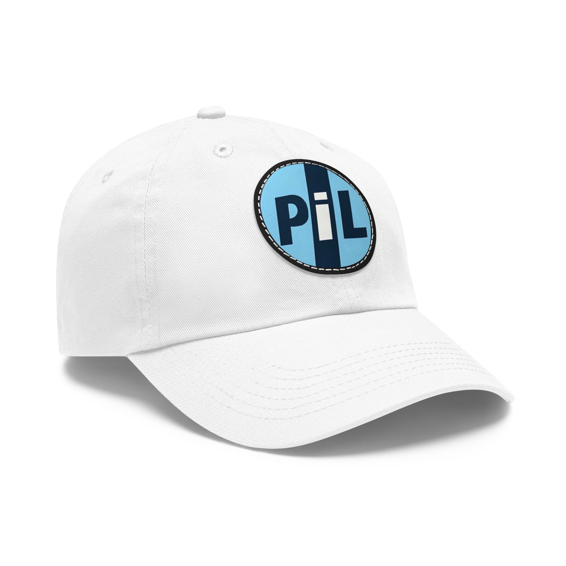 Public Image Ltd PiL Leather Patch Dad Cap
