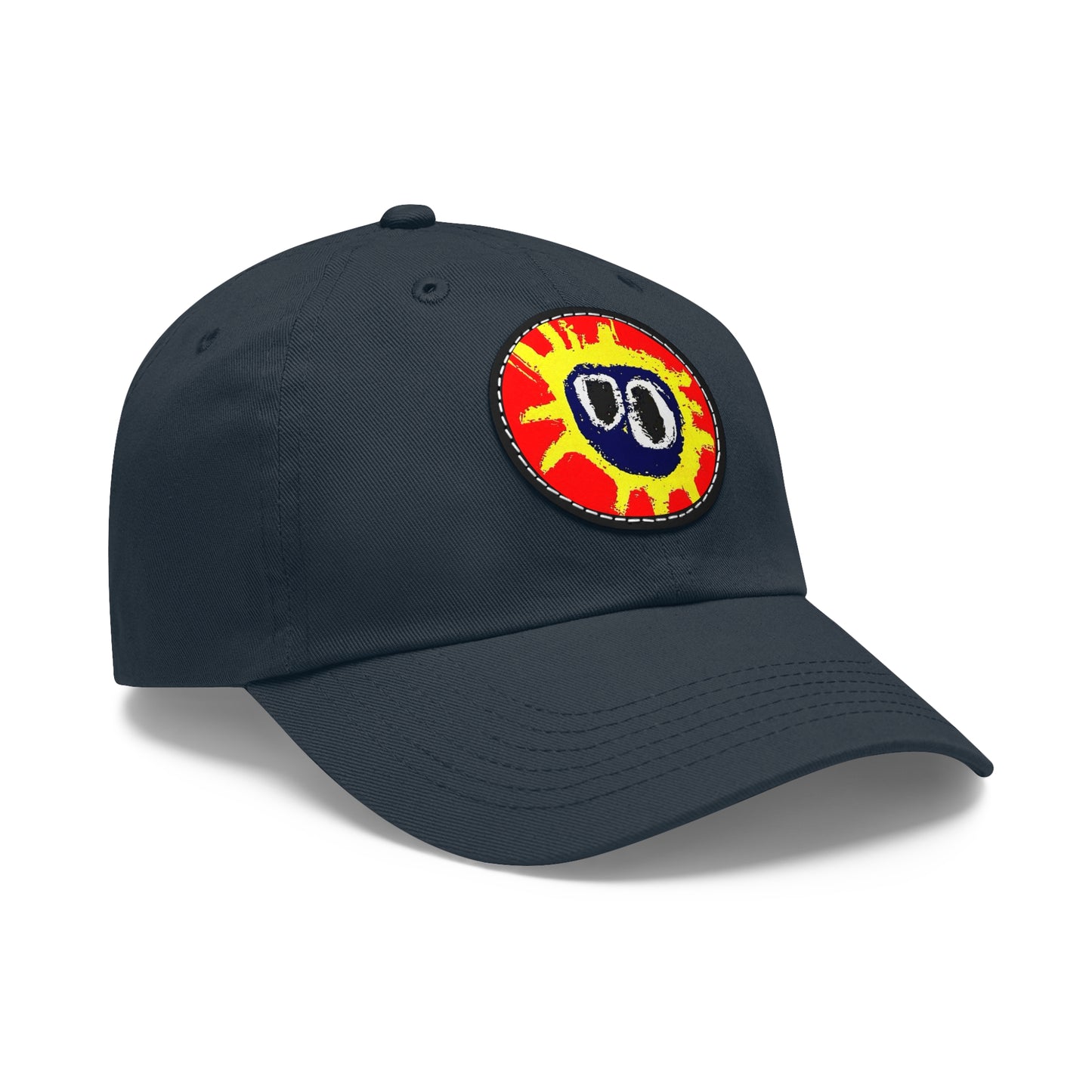 Primal Scream Screamadelica Leather Patch Dad Cap