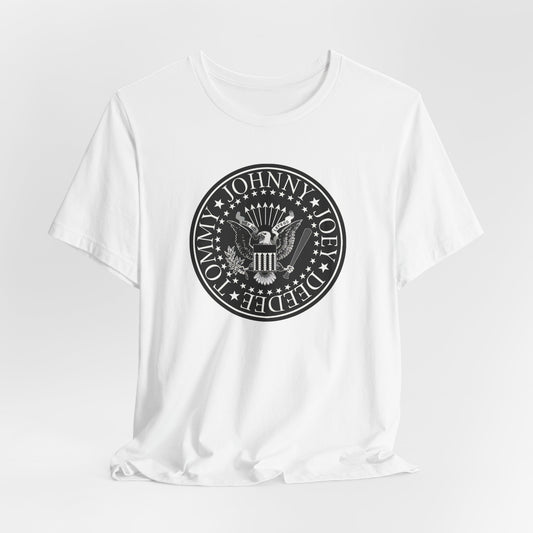 Ramones Logo White Cotton T-shirt