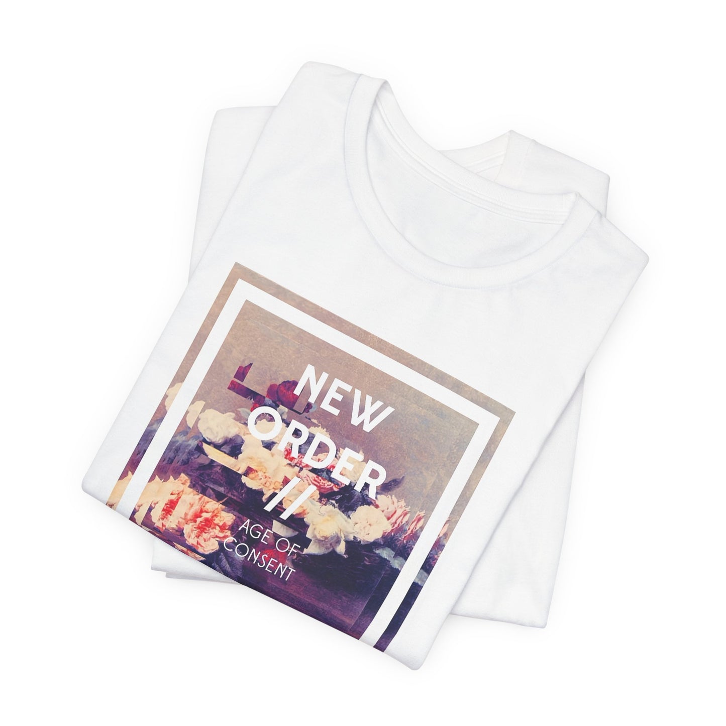 New Order Shirt - Cotton New Order Age of Consent T-shirt - New Order Gift - Vintage Unisex New Order Age of Consent Tee- New Order Graphic Band Print