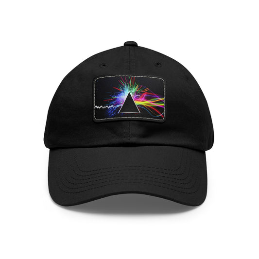 Pink Floyd Alternative Dark Side of the Moon Leather Patch Dad Cap
