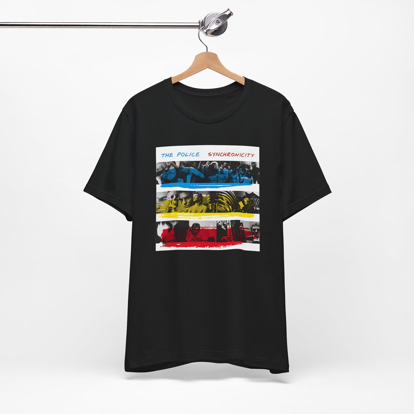 The Police Synchronicity album Cover Shirt, Vintage The Police Synchronicity T-shirt, Unisex The Police Gift, Cotton Short Sleeve The Police Graphic Band Print