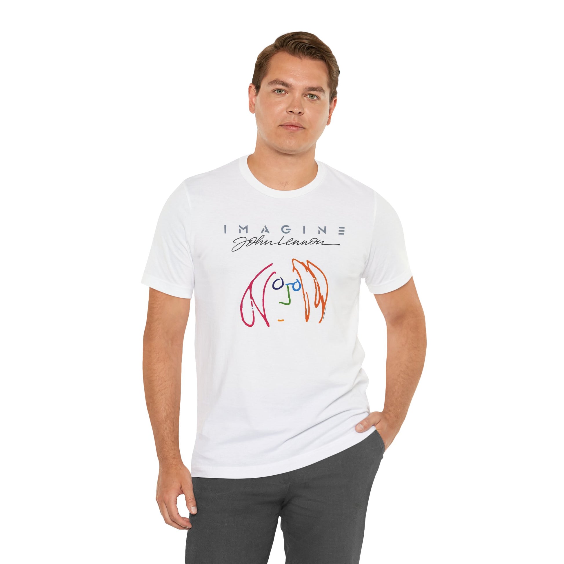 John Lennon Imagine White Cotton Tee