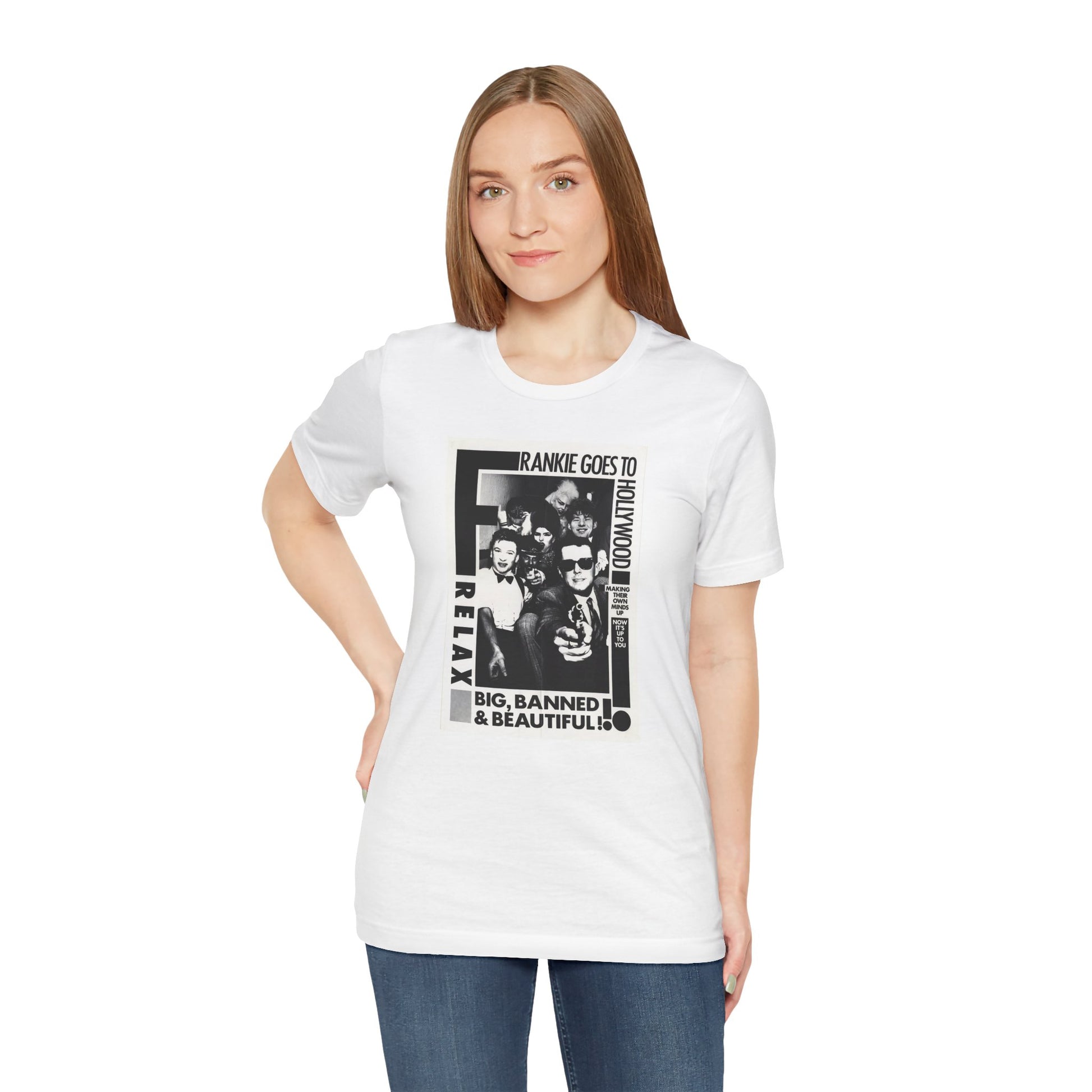 Frankie Goes To Hollywood Relax white Cotton T-shirt