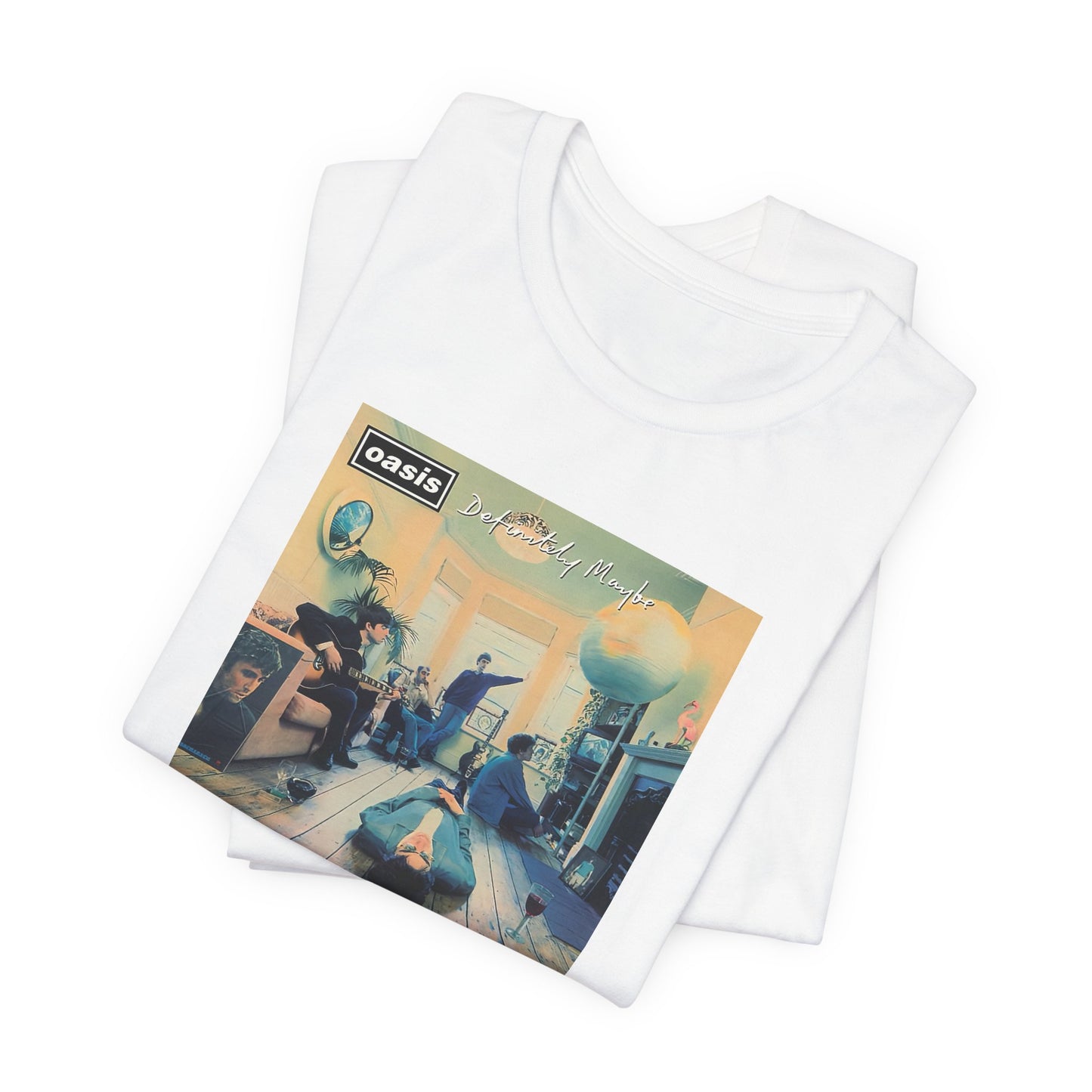 Oasis Definitely Maybe Shirt - Vintage Oasis Unisex Shirt -  Oasis Gift - Oasis Definitely Maybe Logo T Shirt