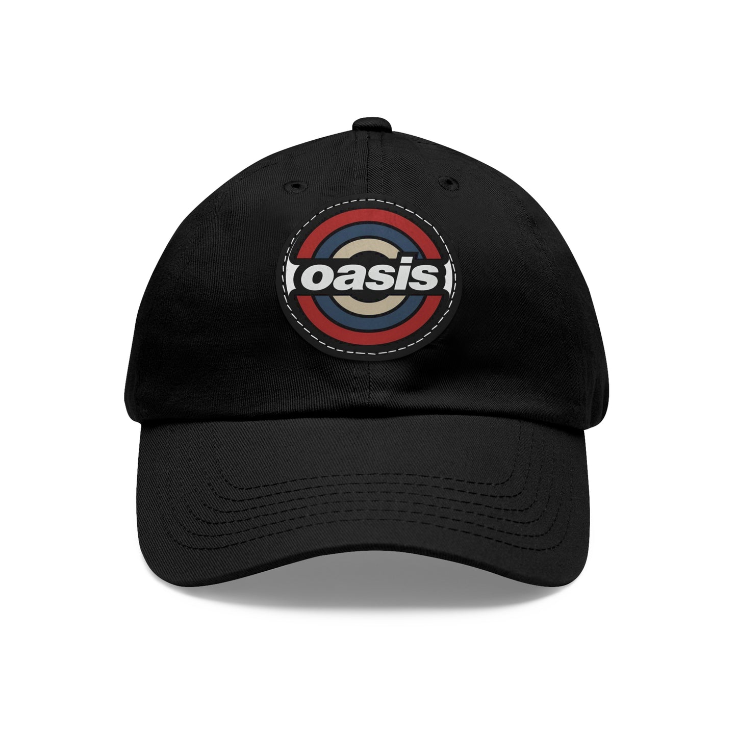 Oasis Logo Dad Cap with Leather Patch