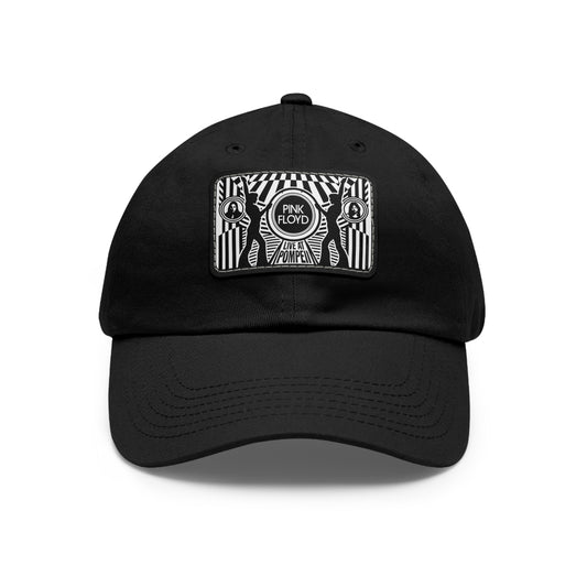 Pink Floyd Pompeii Leather patch Dad Cap