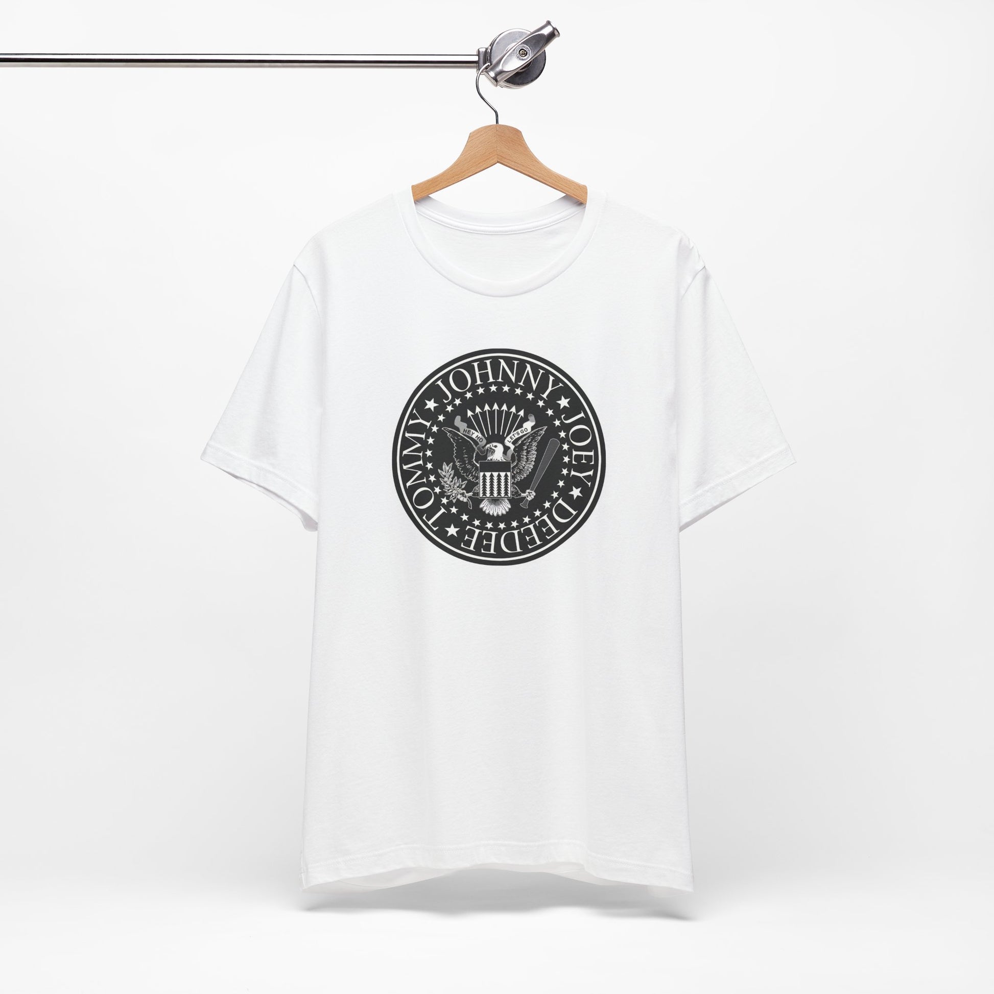Ramones Logo White Cotton T-shirt