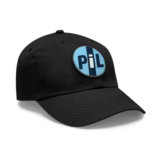 Public Image Ltd PiL Leather Patch Dad Cap