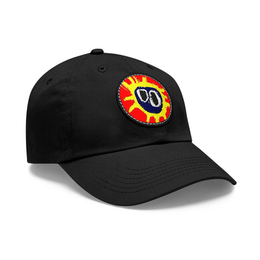 Primal Scream Screamadelica Leather Patch Dad Cap