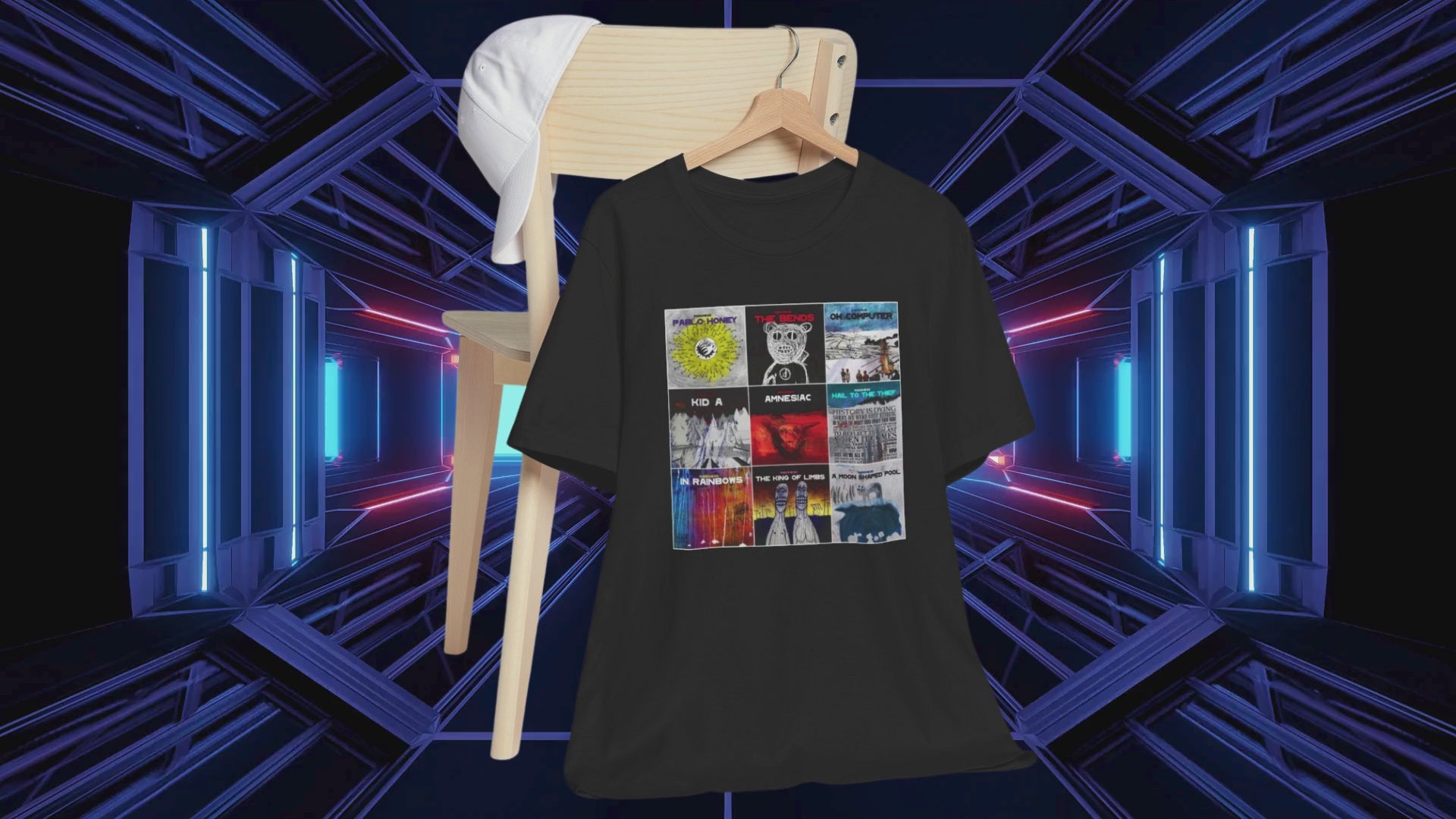 Radiohead Album Covers Montage Unisex Tee