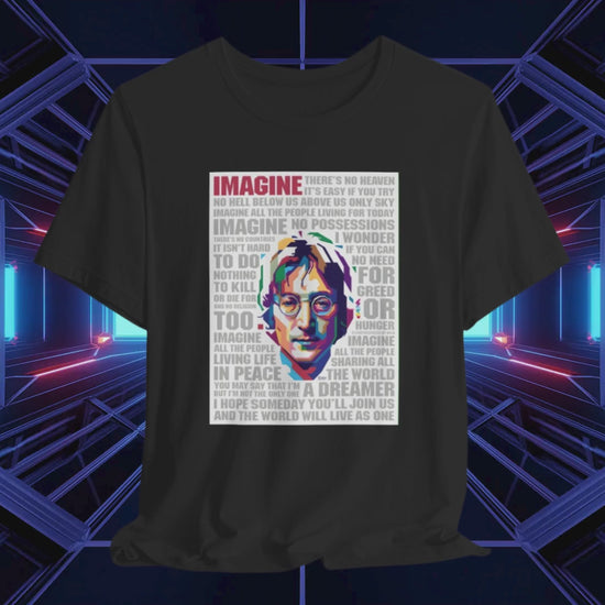 JOHN LENNON IMAGINE LYRICS UNISEX SHIRT