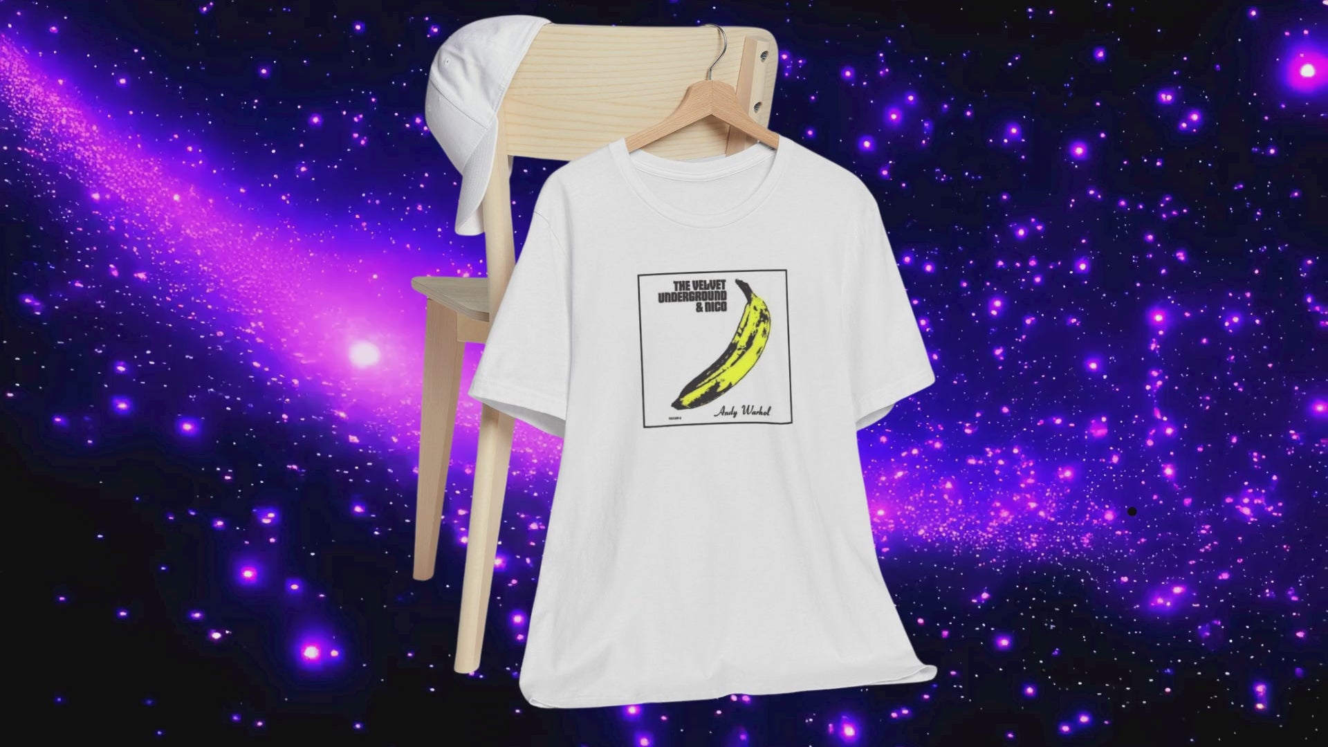Andy Warhol The Velvet Underground Banana Tshirt, Velvet