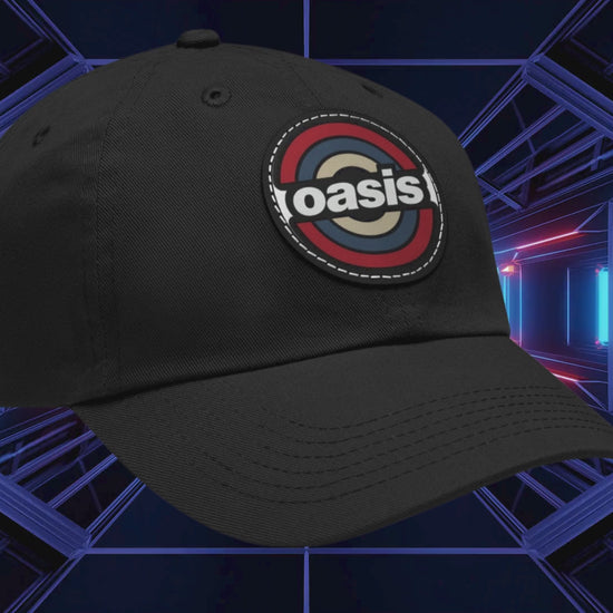 Oasis Logo Leather Patch Ball Cap