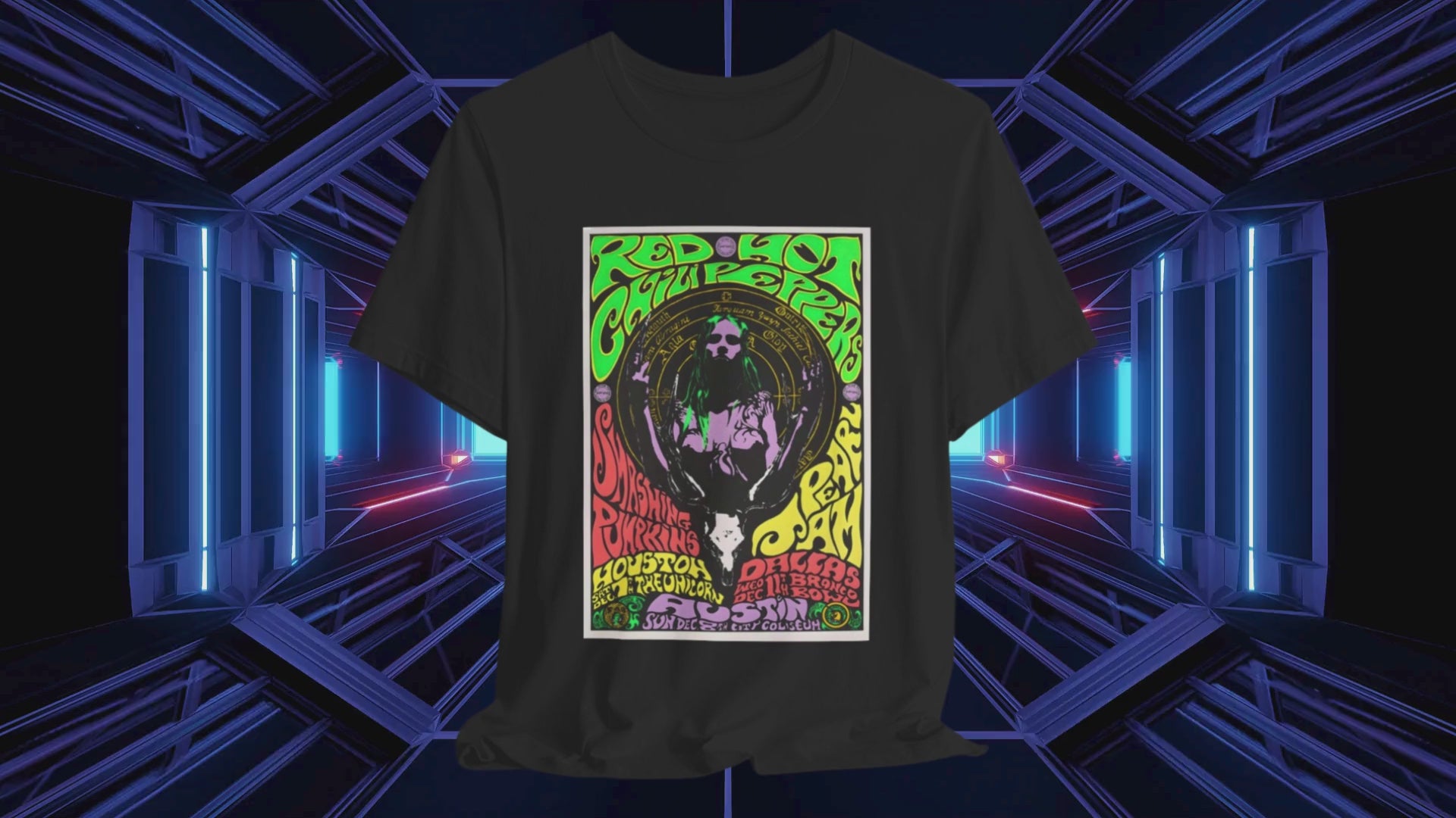Red Hot Chili Peppers, Smashing Pumpkins, Pearl Jam Tour T-shirt