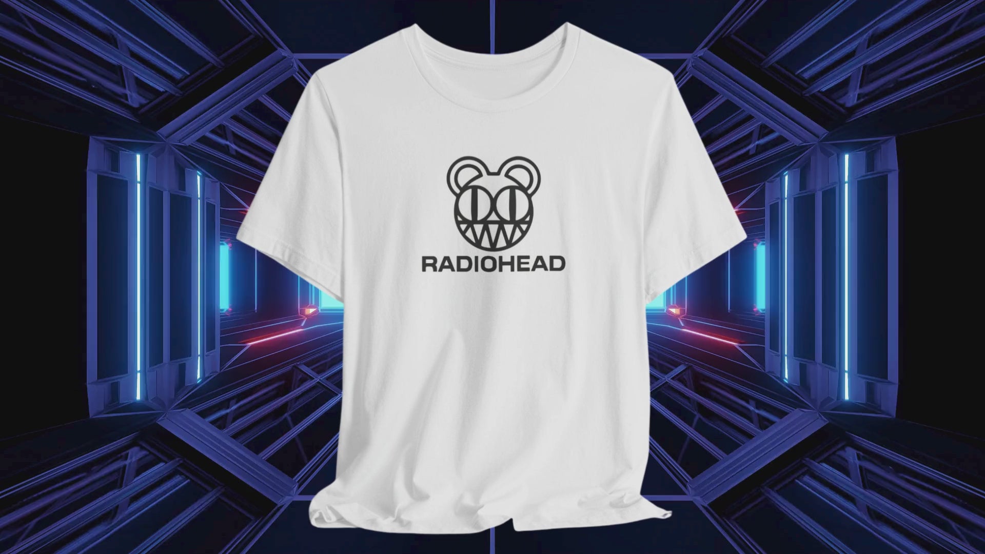 Radiohead Logo White Cotton T-shirt