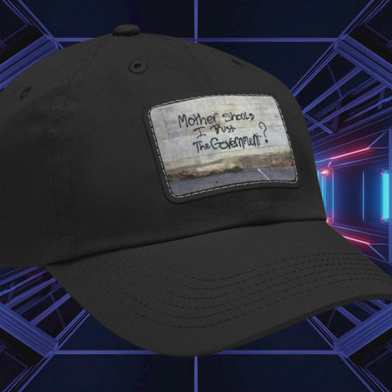 Pink Floyd Mother Should I Trust the Government Leather Patch Cap