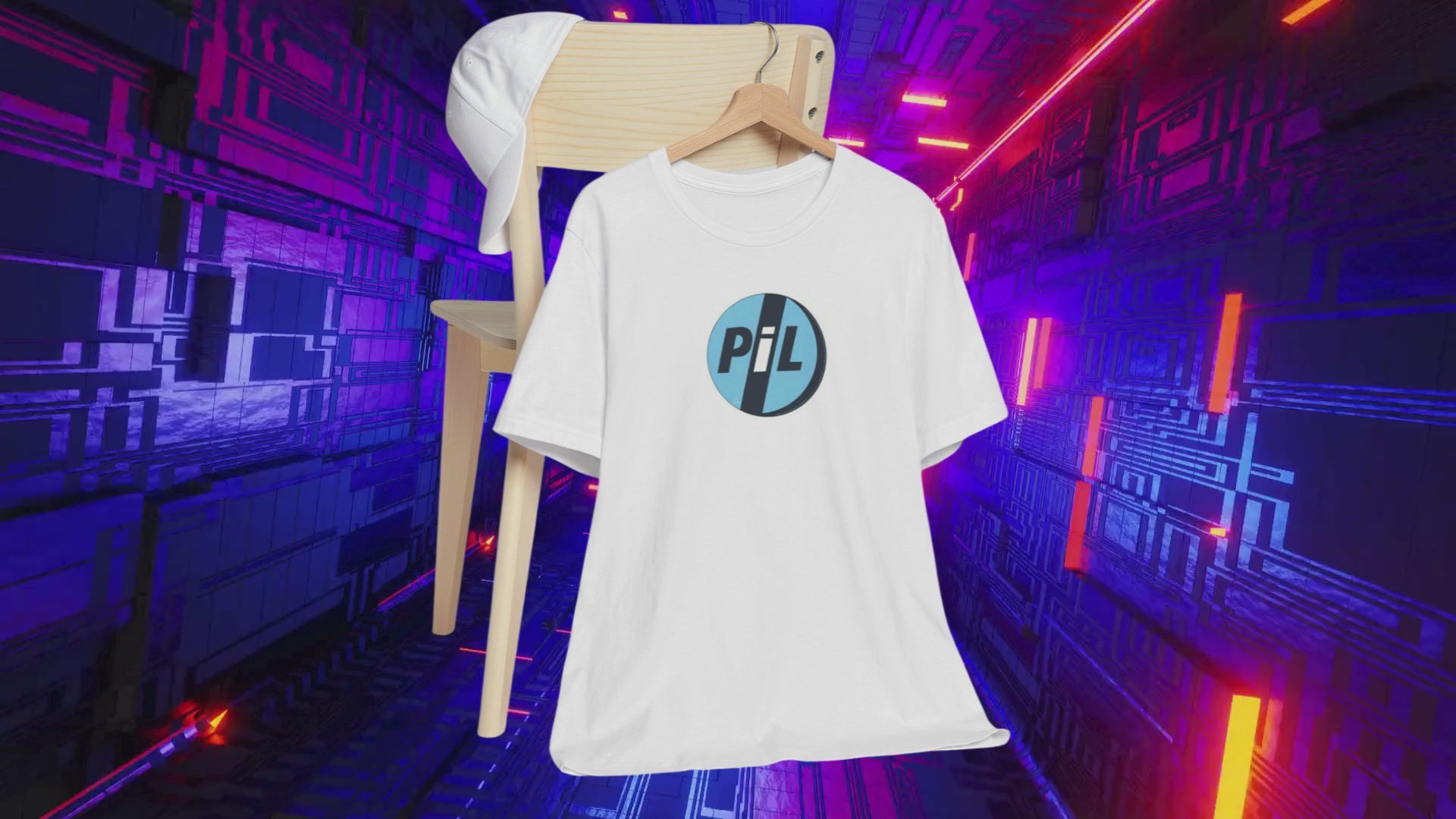 Public Image Ltd PiL Logo White Cotton T-shirt