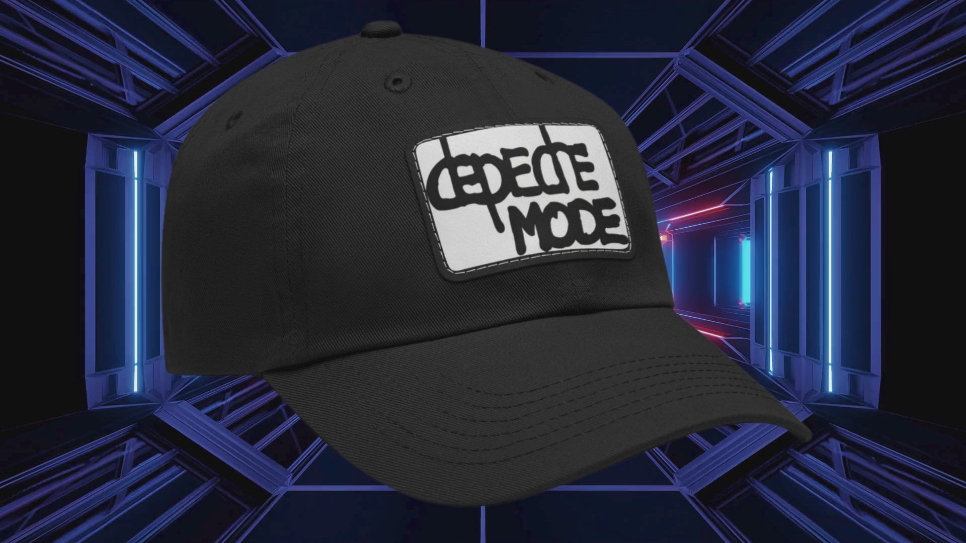 Depeche Mode Leather Patch Cap