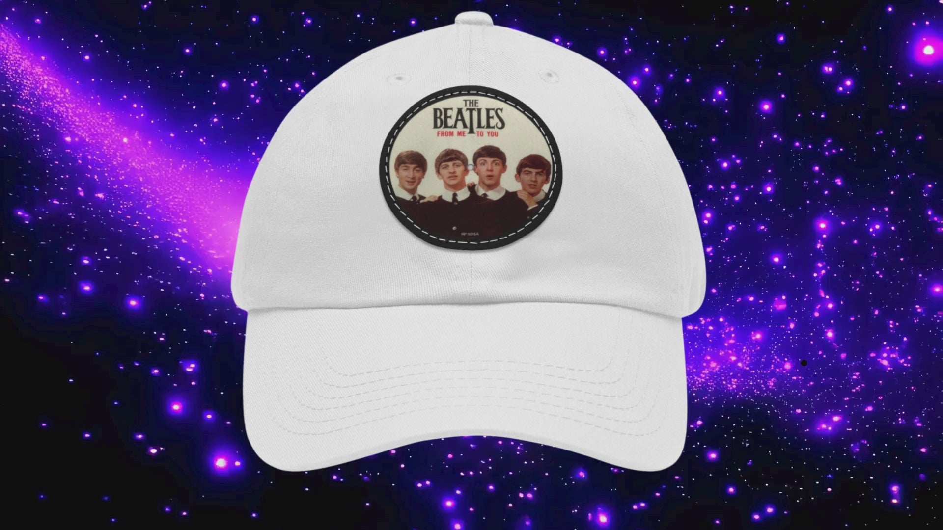 THE BEATLES FROM ME TO YOU LEATHER PATCH CAP