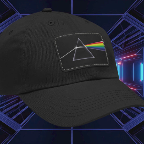 Pink Floyd Dark Side of the Moon Leather Patch Cap
