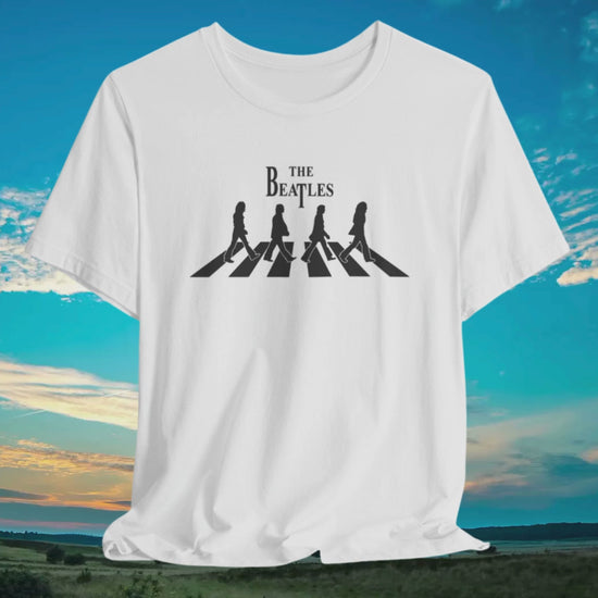 The Beatles Abbey Road White Cotton Unisex T-shirt