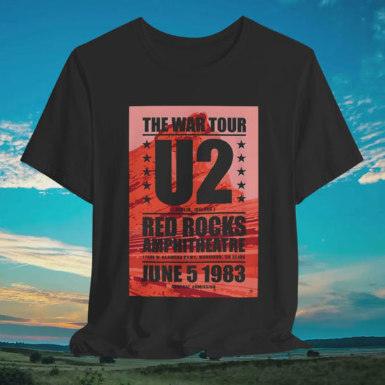 U2 Red Rocks Tour Shirt