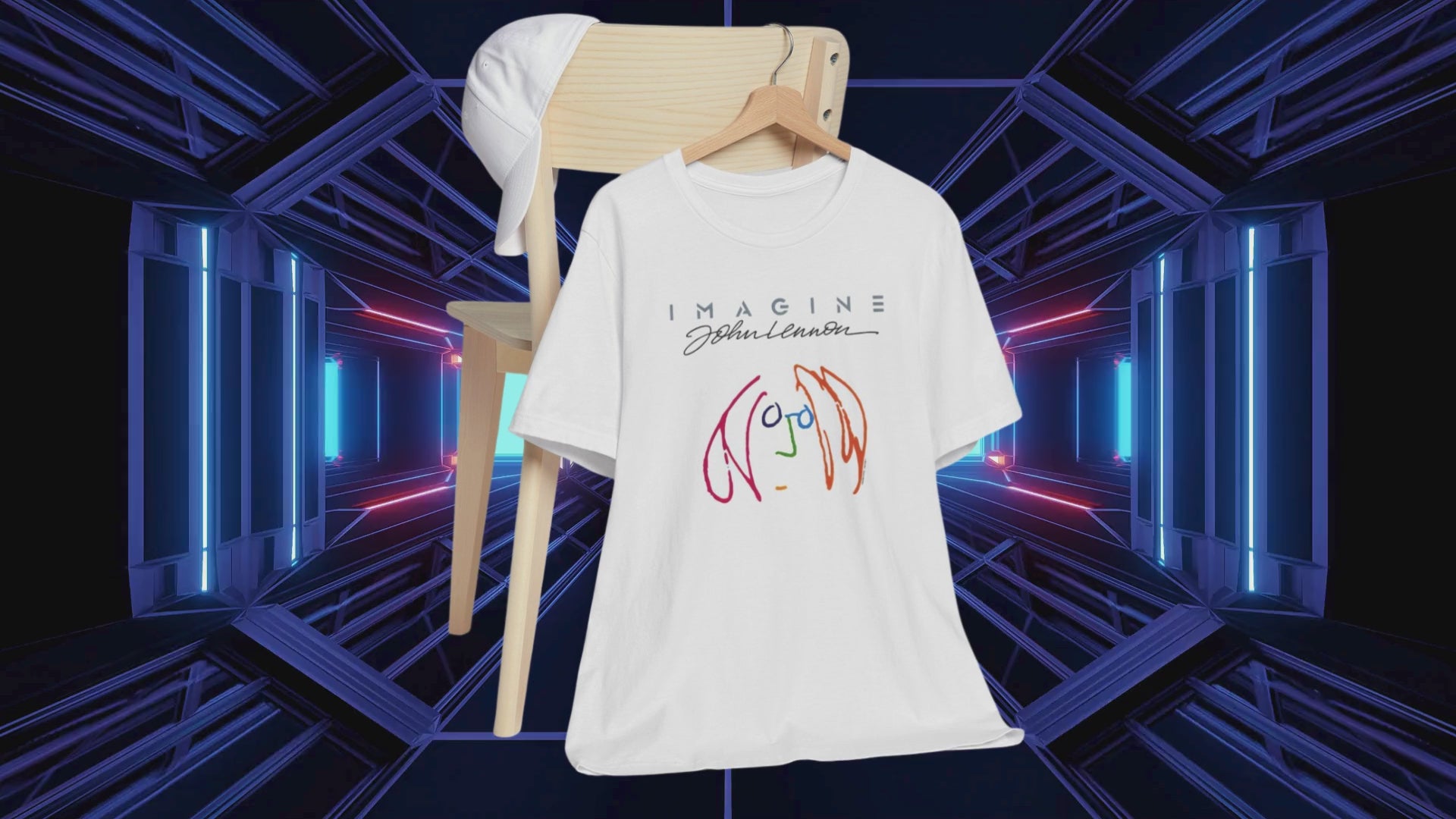 John Lennon Imagine White Cotton Unisex Tee