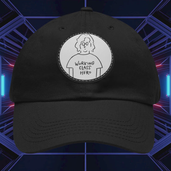 John Lennon Working Class Hero Leather Patch Cap