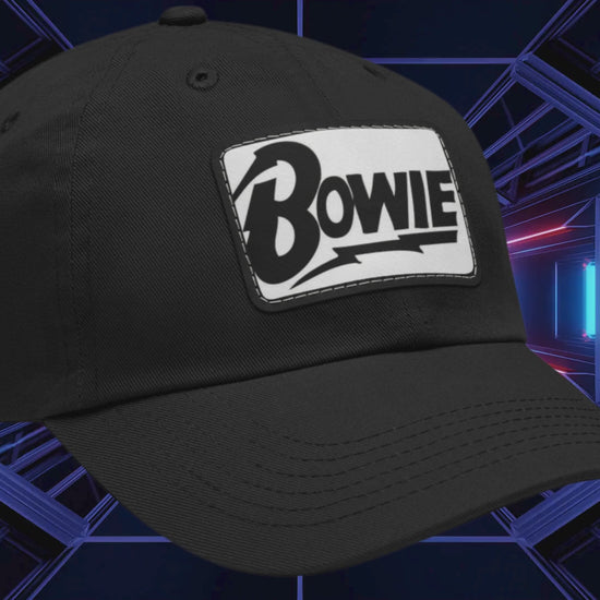 David Bowie Leather Patch Cap