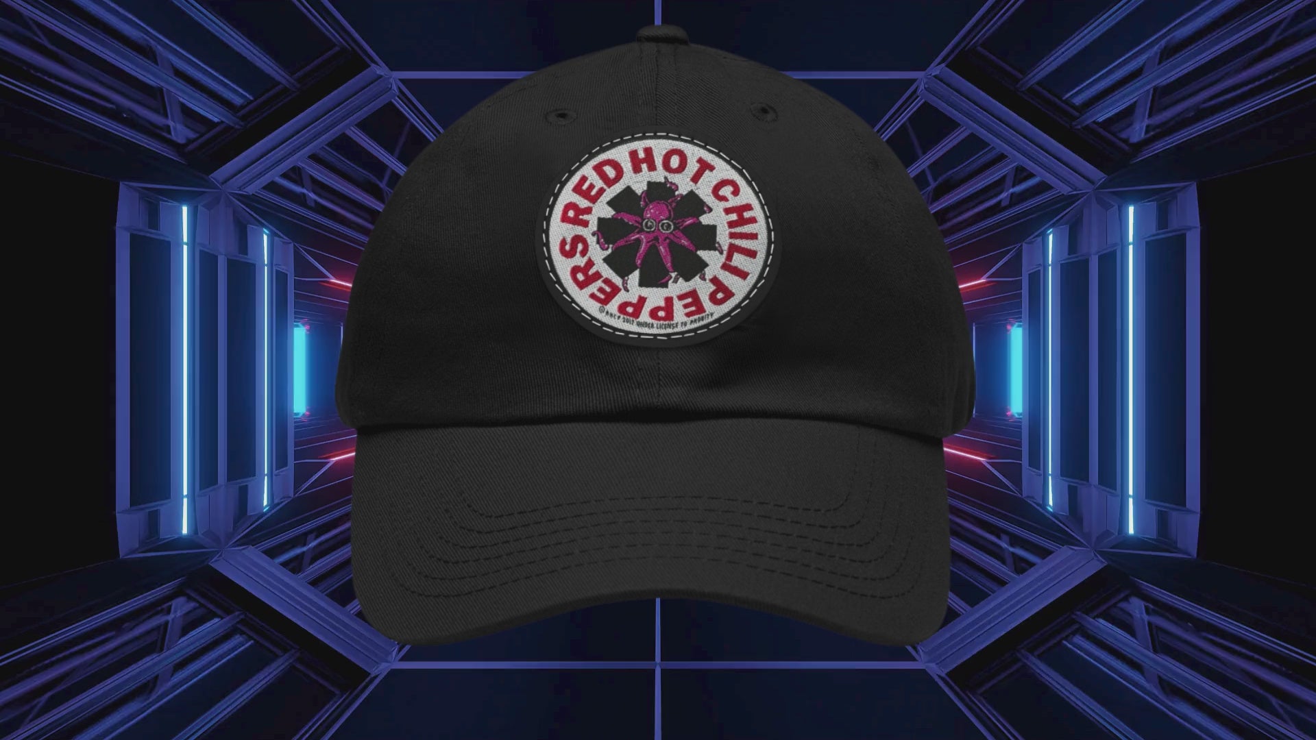 Red Hot Chili Peppers Logo Leather Patch Cap