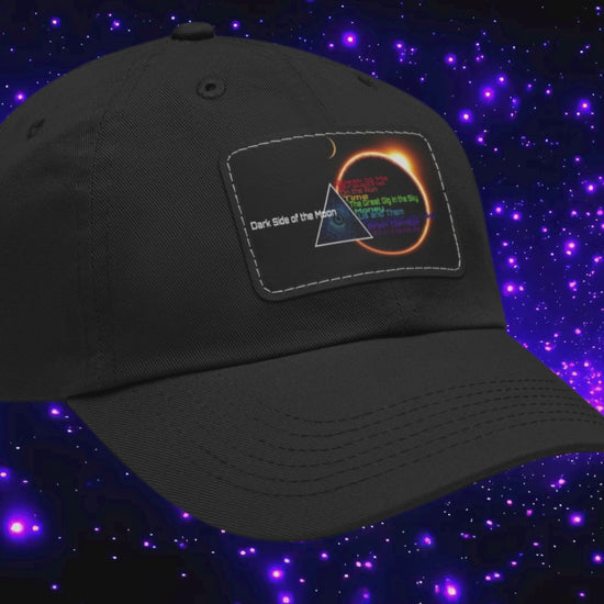 Pink Floyd Dark Side of the Moon Leather Patch Cap