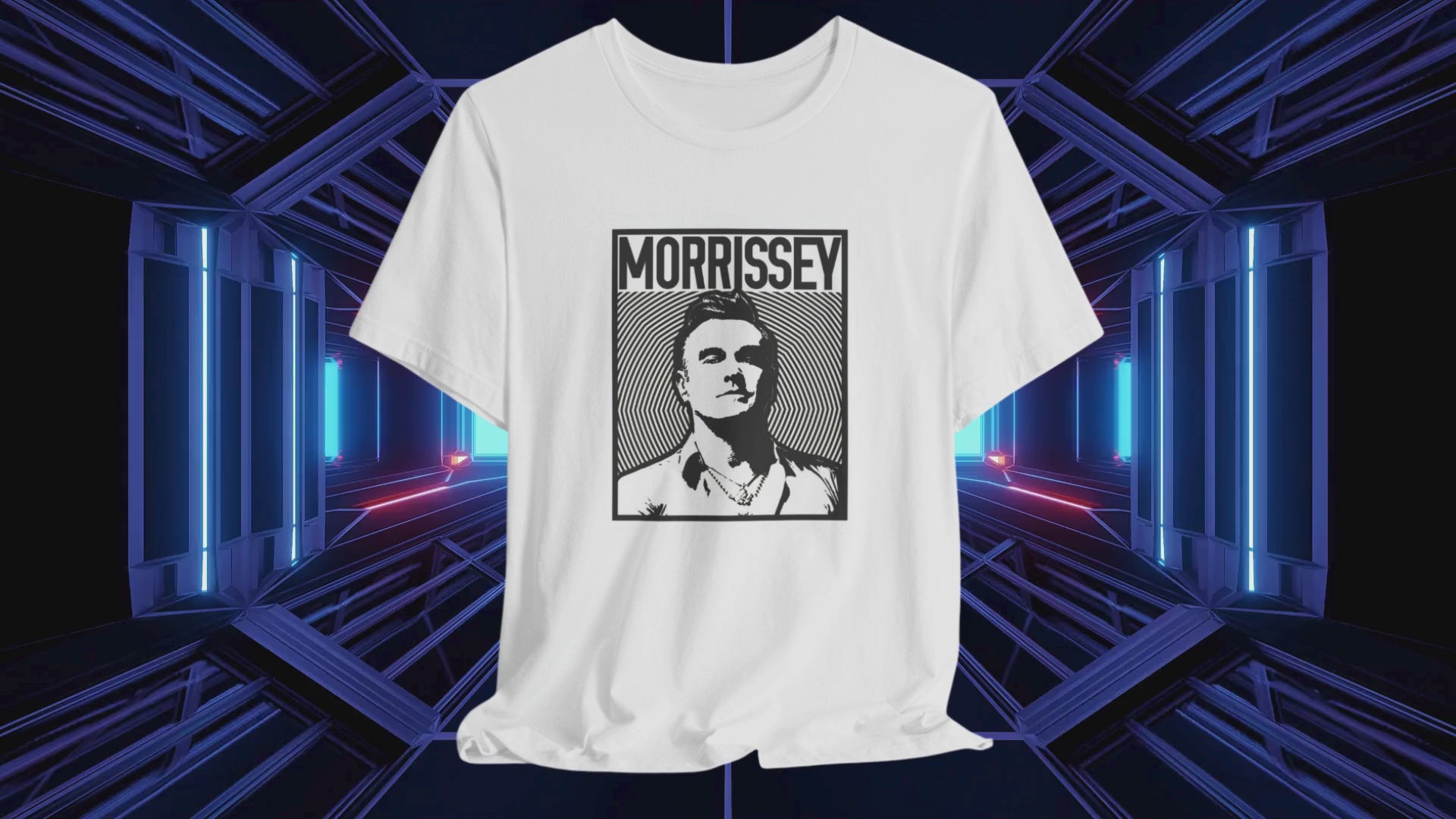 Morrissey White Cotton Unisex T-shirt