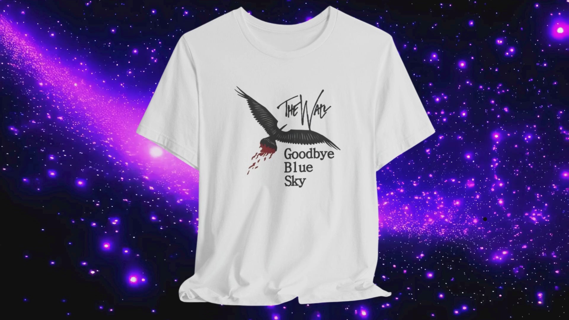 Pink Floyd The Wall Goodbye Blue Sky Unisex T-shirt