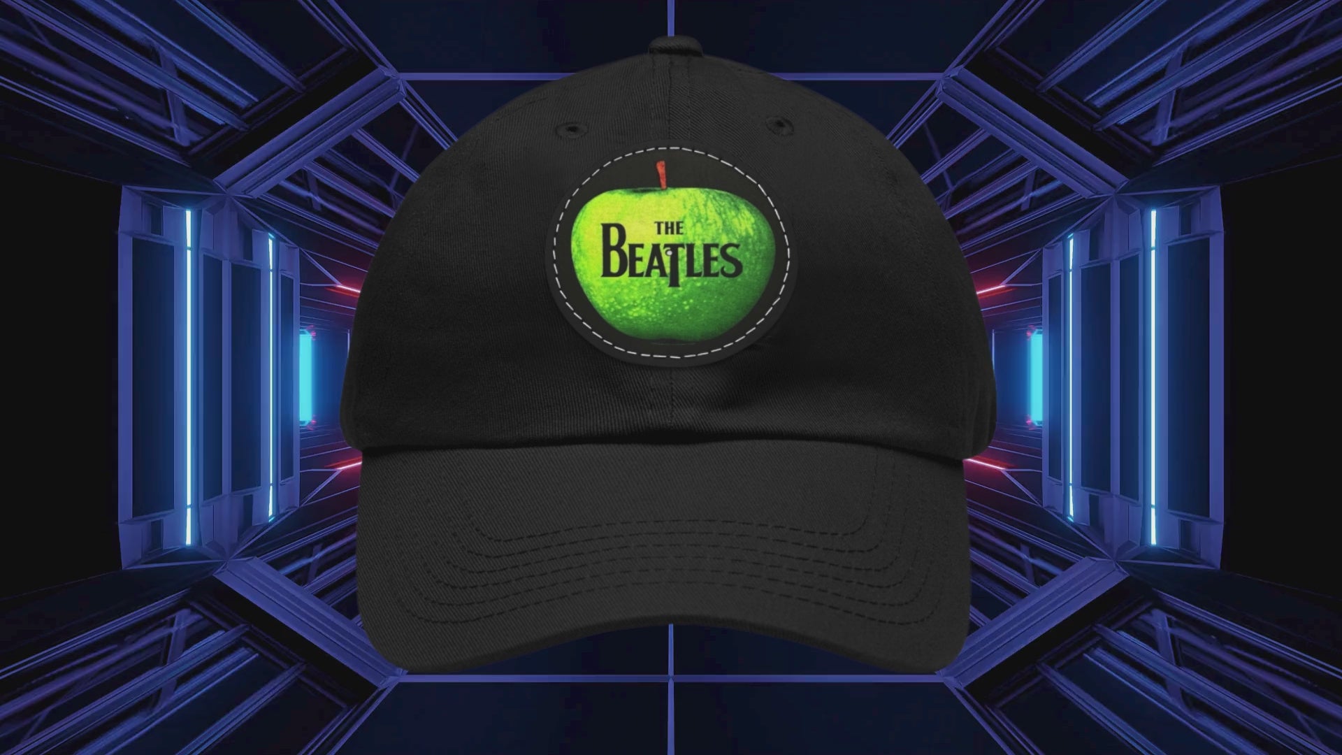 The Beatles Apple Cap with Leather Patch